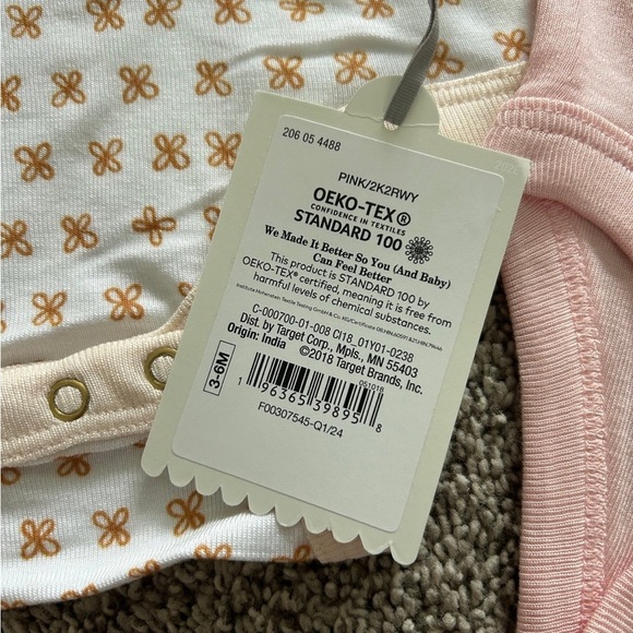 Cloud island NWT modal (like bamboo) onesies 3-6 months - Picture 3 of 4